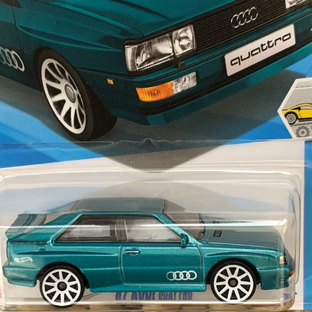 Hot Wheels 1987 Audi Quattro 1980s Diecast 80s Green Car Hotwheels Mattel 2025 🆕